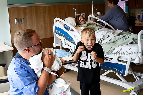 Hospital Birth Photography KC | C-Section Delivery Coverage
