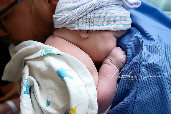 Hospital Birth Photography KC | C-Section Delivery Coverage
