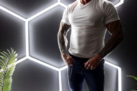 KC Male Boudoir Photographer | Bold & Modern Studio Portraits