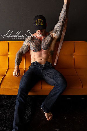 KC Male Boudoir Photographer | Bold & Modern Studio Portraits