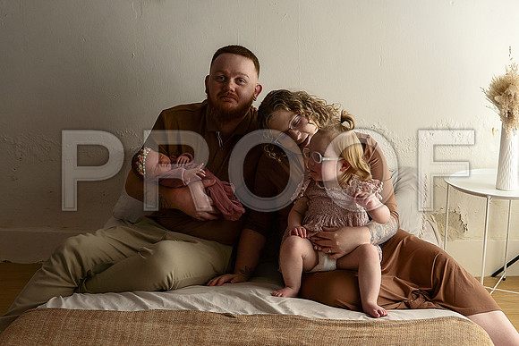 KC Newborn Photographer | Studio Lifestyle Newborn Photography