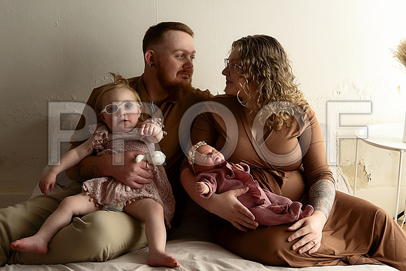KC Newborn Photographer | Studio Lifestyle Newborn Photography