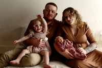 KC Newborn Photographer | Studio Lifestyle Newborn Photography