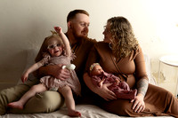 KC Newborn Photographer | Studio Lifestyle Newborn Photography