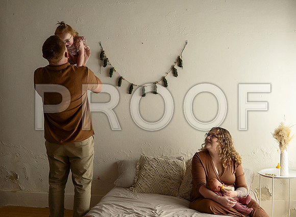 KC Newborn Photographer | Studio Lifestyle Newborn Photography