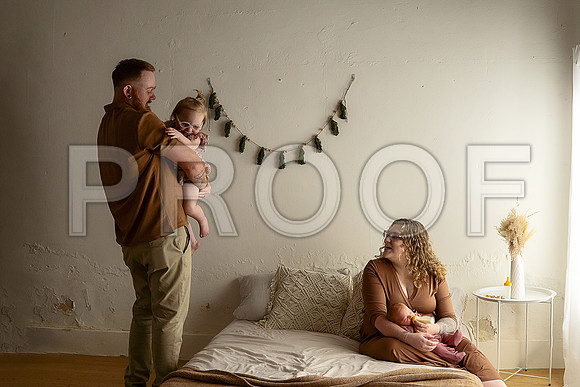 KC Newborn Photographer | Studio Lifestyle Newborn Photography