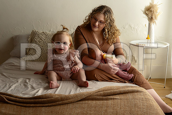 KC Newborn Photographer | Studio Lifestyle Newborn Photography