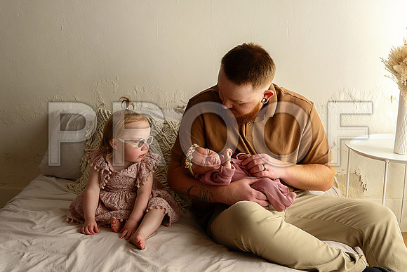 KC Newborn Photographer | Studio Lifestyle Newborn Photography