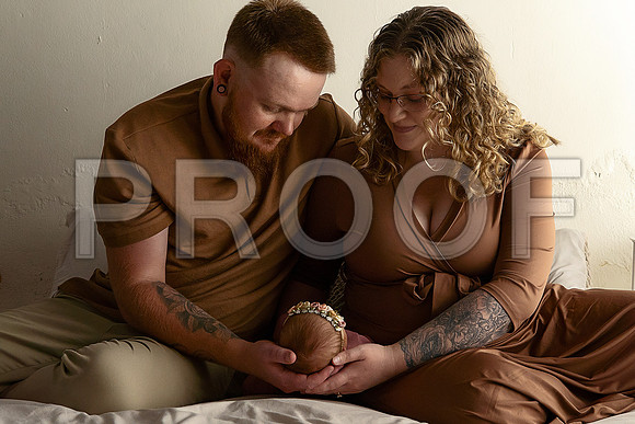 KC Newborn Photographer | Studio Lifestyle Newborn Photography