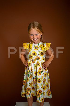 Kansas City Milestone Photographer | Osawatomie Studio Photo Session