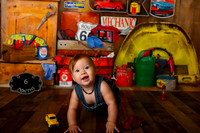 Kansas City Milestone Photographer | Osawatomie Studio Photo Session