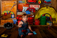Kansas City Milestone Photographer | Osawatomie Studio Photo Session