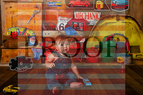 Kansas City Milestone Photographer | Osawatomie Studio Photo Session