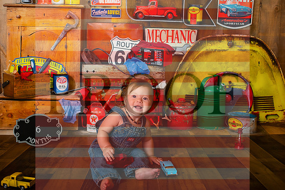 Kansas City Milestone Photographer | Osawatomie Studio Photo Session