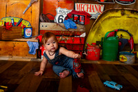 Kansas City Milestone Photographer | Osawatomie Studio Photo Session