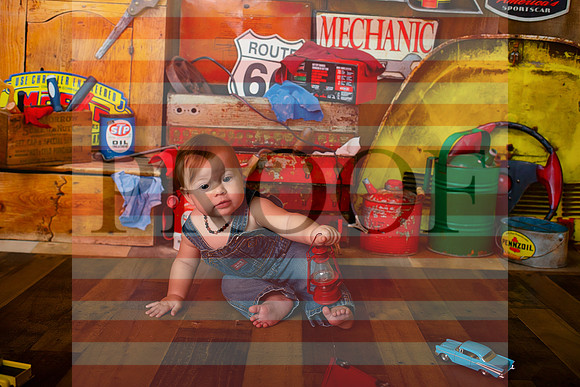Kansas City Milestone Photographer | Osawatomie Studio Photo Session