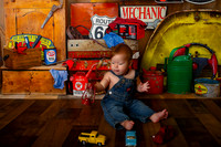 Kansas City Milestone Photographer | Osawatomie Studio Photo Session