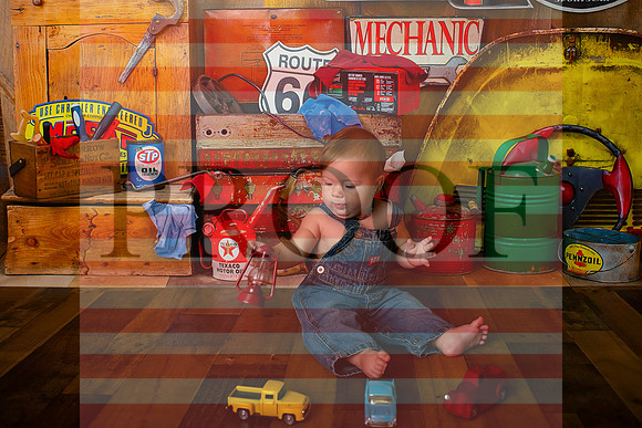 Kansas City Milestone Photographer | Osawatomie Studio Photo Session