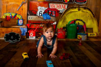Kansas City Milestone Photographer | Osawatomie Studio Photo Session