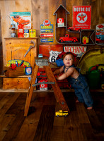 Kansas City Milestone Photographer | Osawatomie Studio Photo Session