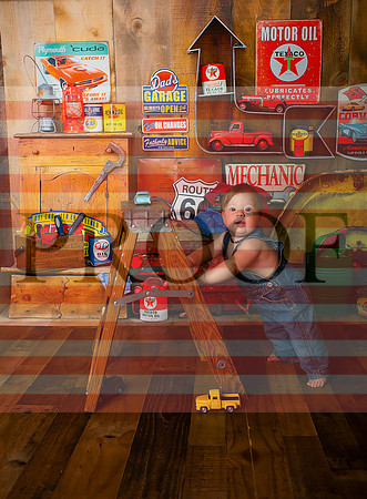 Kansas City Milestone Photographer | Osawatomie Studio Photo Session