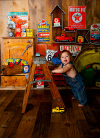 Kansas City Milestone Photographer | Osawatomie Studio Photo Session