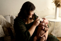 KC Newborn Photographer | Studio Lifestyle Newborn Photography