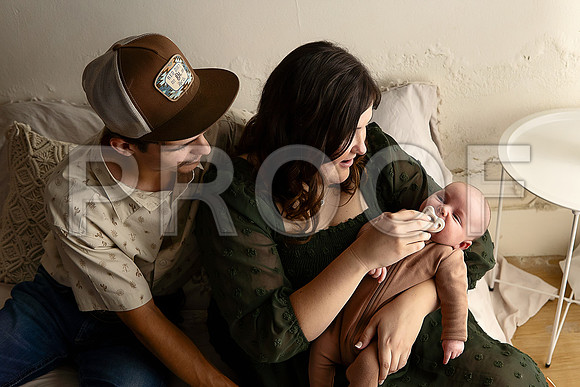 KC Newborn Photographer | Studio Lifestyle Newborn Photography