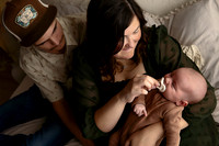 KC Newborn Photographer | Studio Lifestyle Newborn Photography