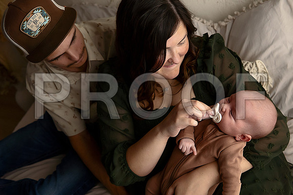 KC Newborn Photographer | Studio Lifestyle Newborn Photography