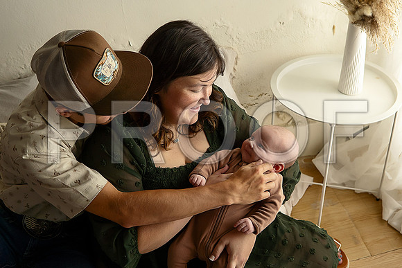 KC Newborn Photographer | Studio Lifestyle Newborn Photography