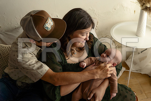 KC Newborn Photographer | Studio Lifestyle Newborn Photography