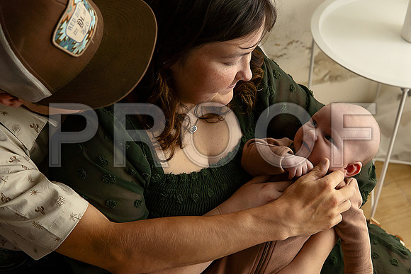 KC Newborn Photographer | Studio Lifestyle Newborn Photography