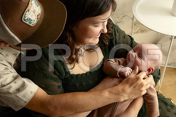 KC Newborn Photographer | Studio Lifestyle Newborn Photography