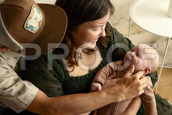 KC Newborn Photographer | Studio Lifestyle Newborn Photography
