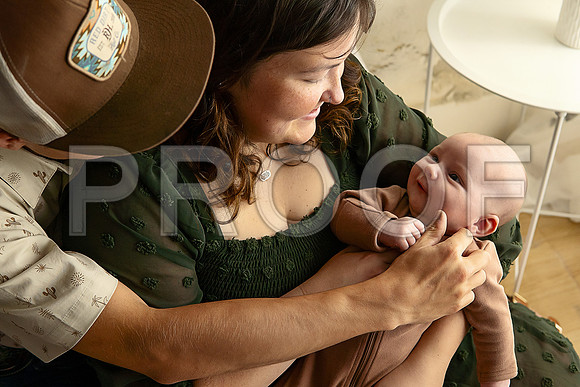 KC Newborn Photographer | Studio Lifestyle Newborn Photography