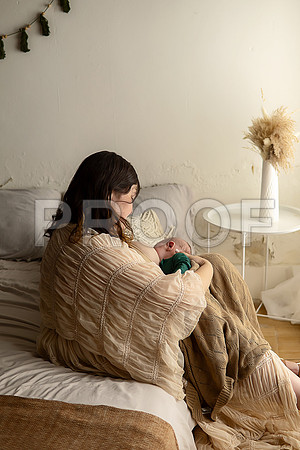 KC Newborn Photographer | Studio Lifestyle Newborn Photography