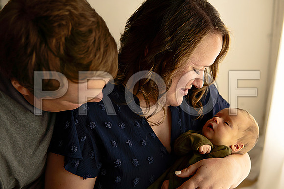 KC Newborn Photographer | Studio Lifestyle Newborn Photography