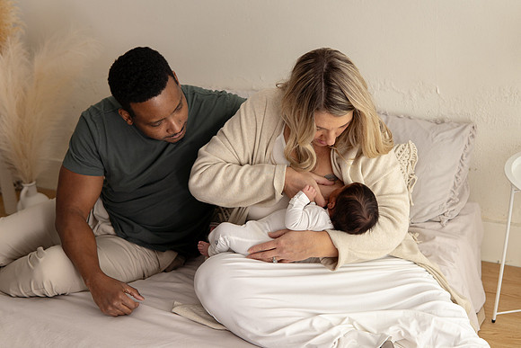 KC Newborn Photographer | Studio Lifestyle Newborn Photography