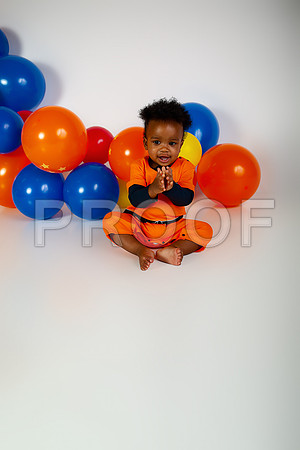 Anime First Birthday Cake Smash Photography in Kansas City
