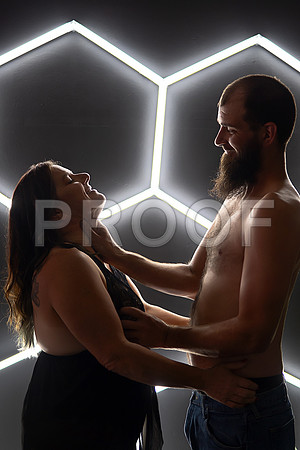 Intimate Kansas City Couples Boudoir | Luxury Studio Photography