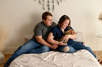 KC Newborn Photographer | Studio Lifestyle Newborn Photography