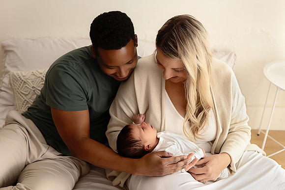 KC Newborn Photographer | Studio Lifestyle Newborn Photography