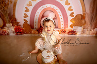 Kansas City Cake Smash Photographer - First Birthday Studio