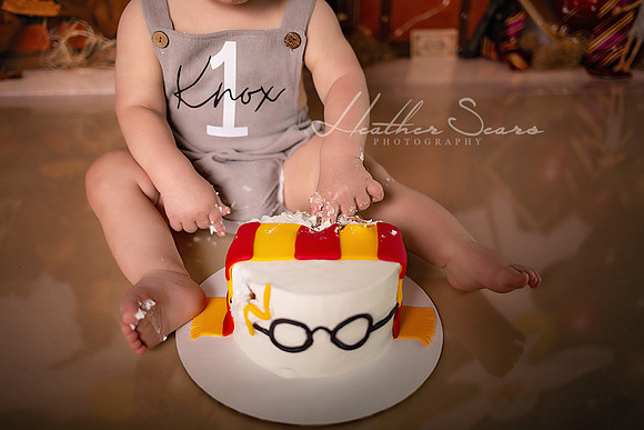Kansas City Cake Smash Photographer - First Birthday Studio