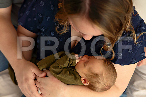 KC Newborn Photographer | Studio Lifestyle Newborn Photography