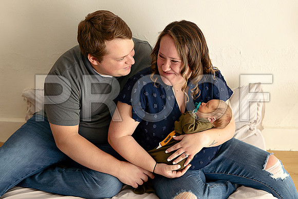 KC Newborn Photographer | Studio Lifestyle Newborn Photography