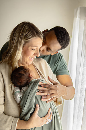 KC Newborn Photographer | Studio Lifestyle Newborn Photography