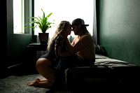 Intimate Kansas City Couples Boudoir | Luxury Studio Photography