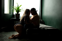 Intimate Kansas City Couples Boudoir | Luxury Studio Photography